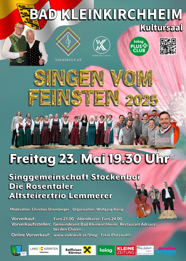 Singen vom Feinsten 2025 in Bad Kleinkirchheim