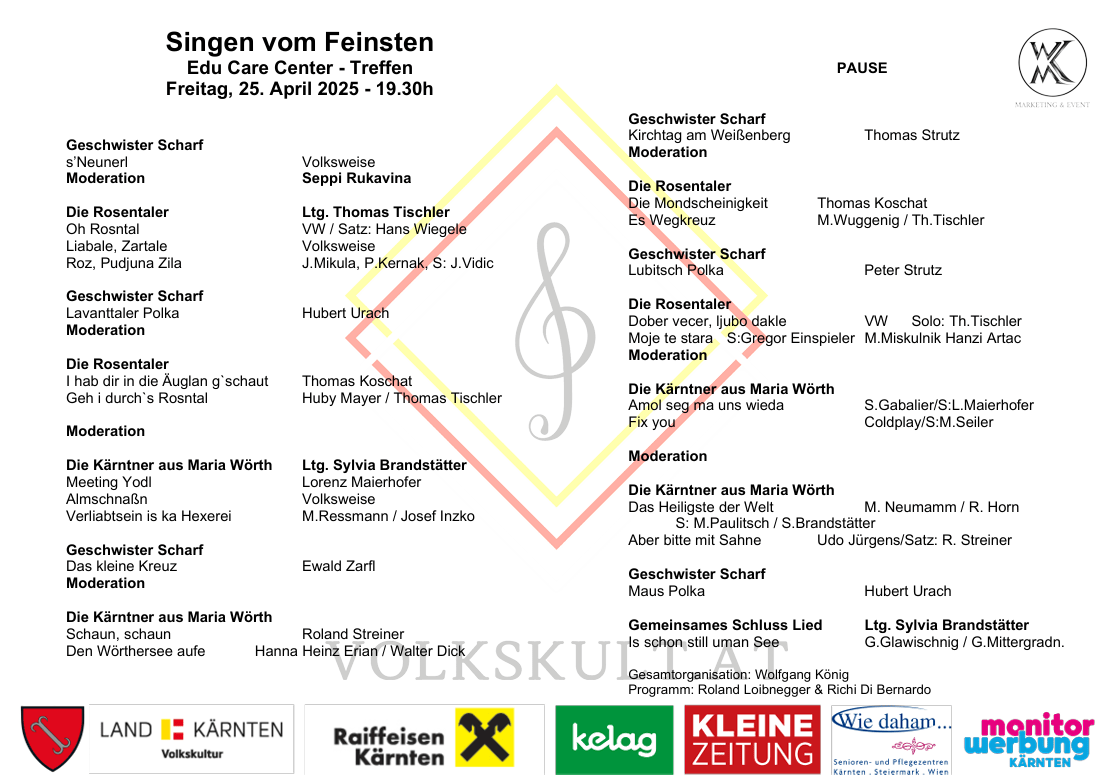 Programm Treffen SVF 2025