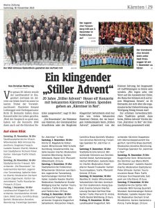 11 18-11-2023 KLZ Ankündigung alle Termine Stiller Advent Presse