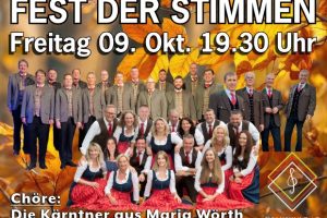 9.4 Fest der Stimmen Villach - 09. Okt. 2026 - Bambergsaal 19:30 Uhr