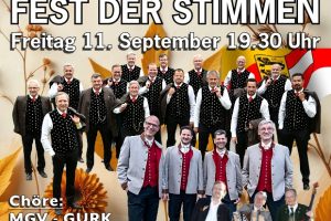 10 Fest der Stimmen MÜHLDORF - 11. September 2026 - Kultursaal 19:30 Uhr