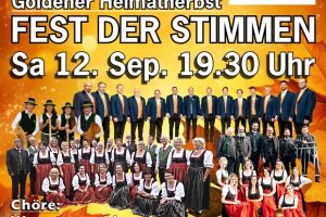 11 Fest der Stimmen LAUNSDORF - 12. September 2026 - Eventhalle Burg Hochosterwitz 19:30 Uhr