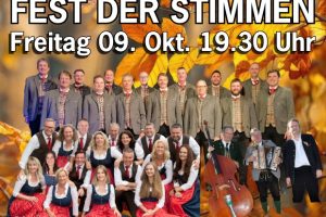 14 Fest der Stimmen Villach - 09. Okt. 2026 - Bambergsaal 19:30 Uhr