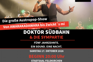 16.1 Doktor SüdBahn & die SymPartie – Die große Austropop-Show | Feldkirchen